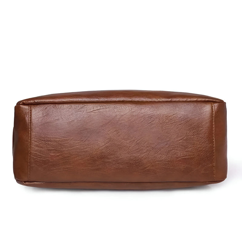 Luxuriöse Damen-Schultertasche aus Leder