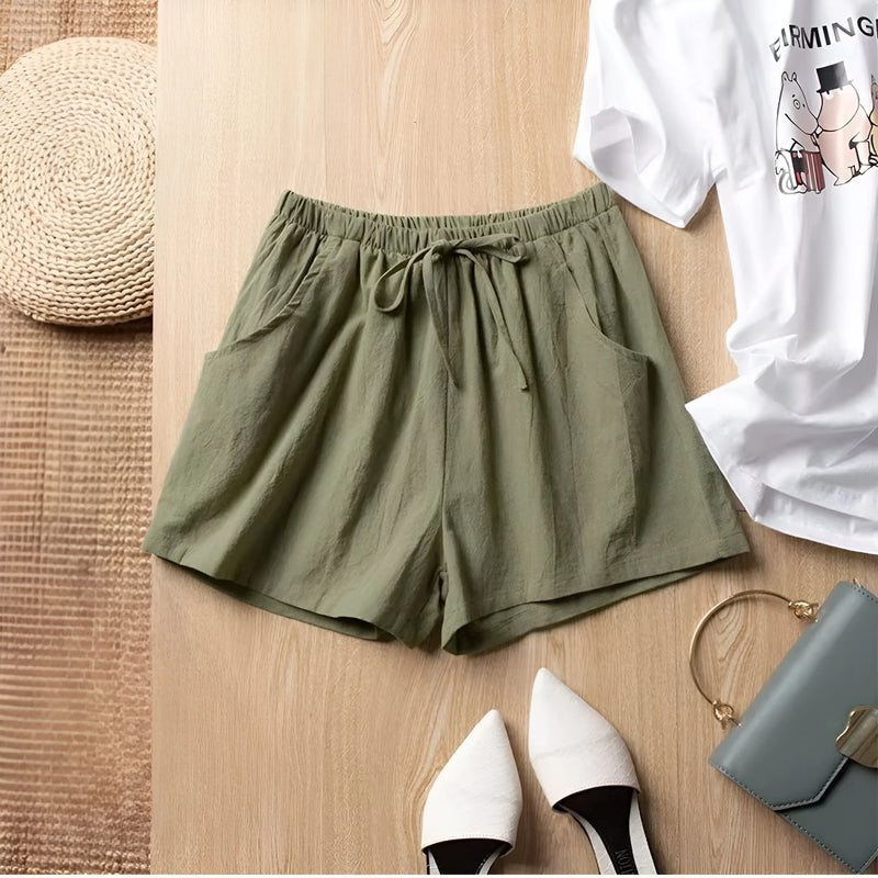 Verstellbare Elastische Bund-Shorts