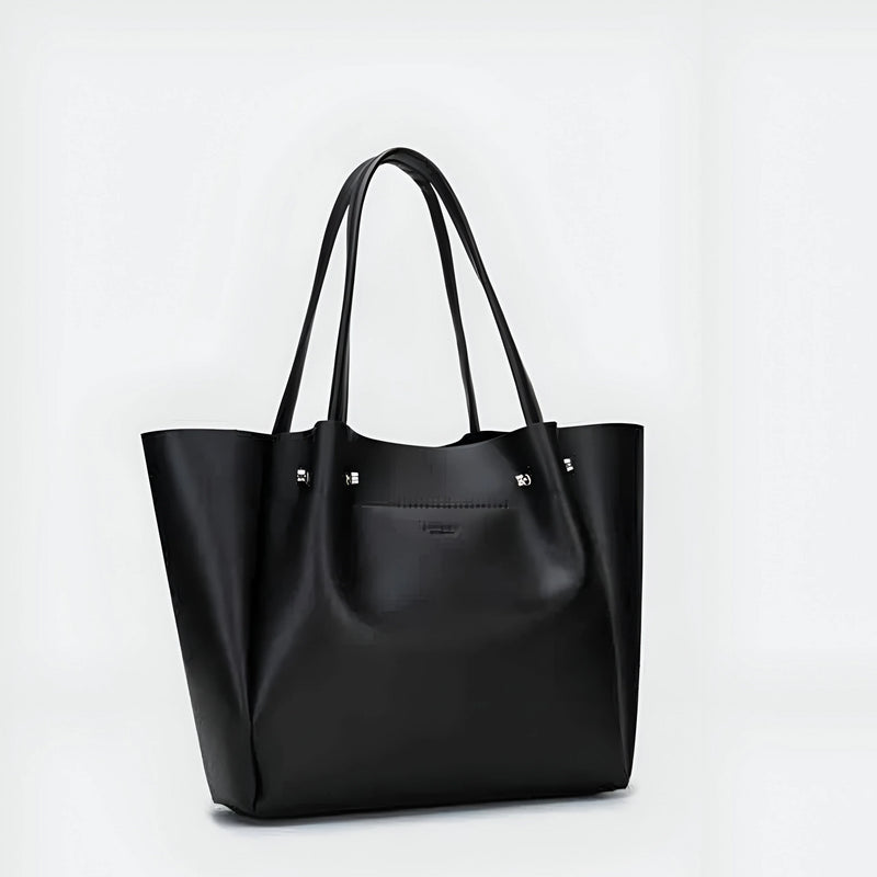 Vielseitige Leder-Tote-Bag für Damen