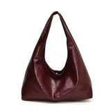 Schultertasche aus PU-Leder