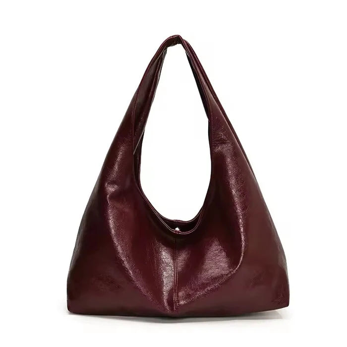 Schultertasche aus PU-Leder