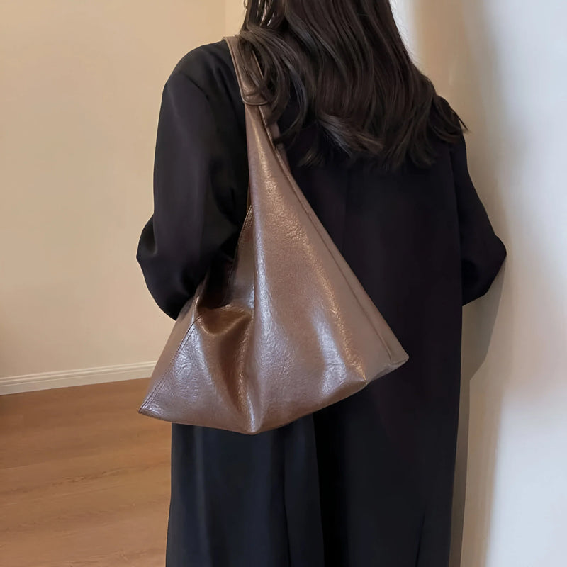 Moderne Damen-Schultertasche mit Knoten-Detail