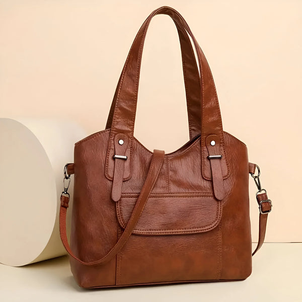 Damen-Stilvolle Schultertasche mit mehreren Fächern