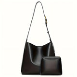 Stilvolles Crossbody-Lederhandtaschen-Set