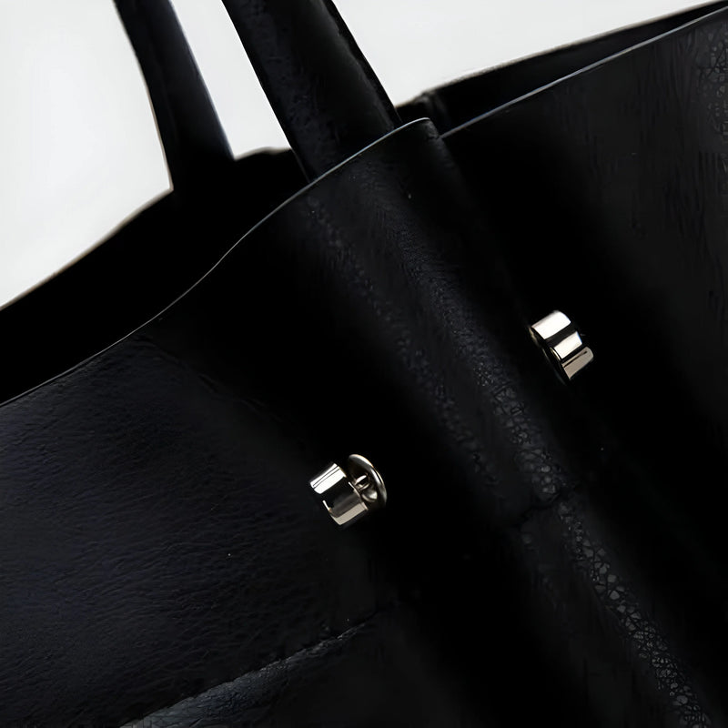 Vielseitige Leder-Tote-Bag für Damen