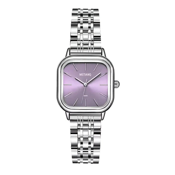 Tonneau Edelstahl Uhr