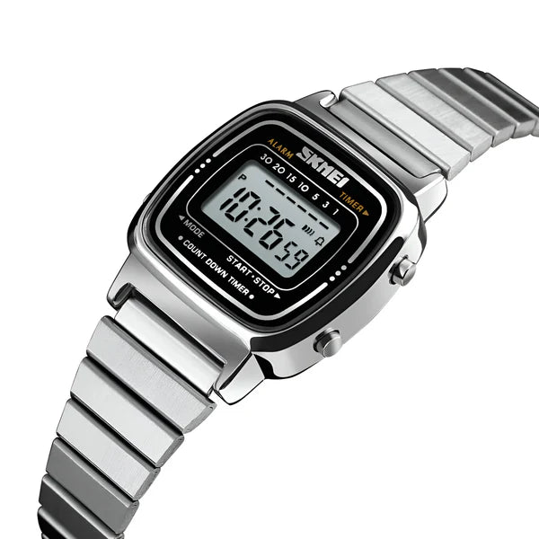 Digitale Edelstahl Uhr
