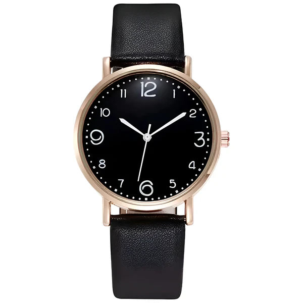 Quarz Rund Armbanduhr