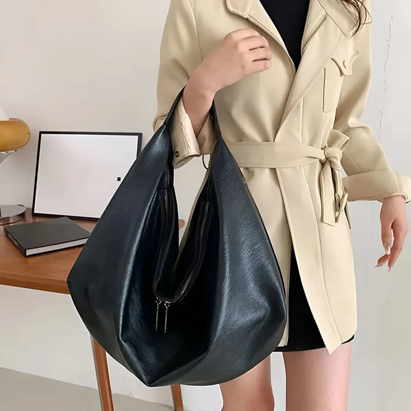 Damen-Minimalistische Schultertasche für unter den Arm