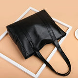 Große Tote-Bag aus PU-Leder
