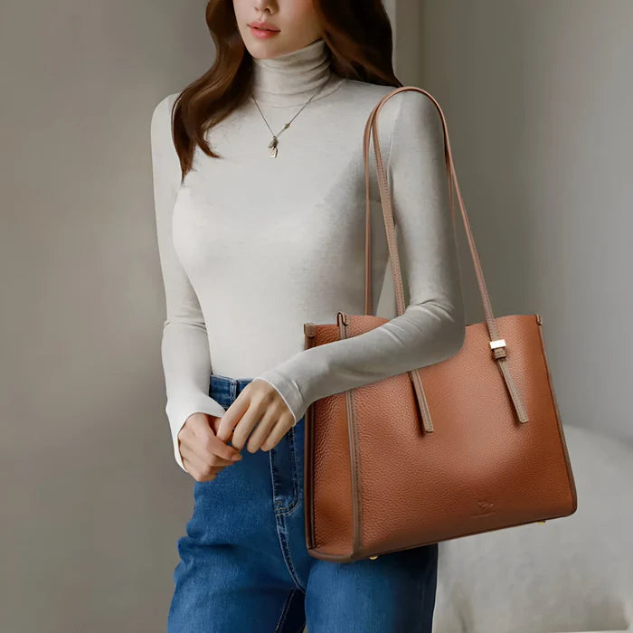 Damen-Shopper aus weichem Leder