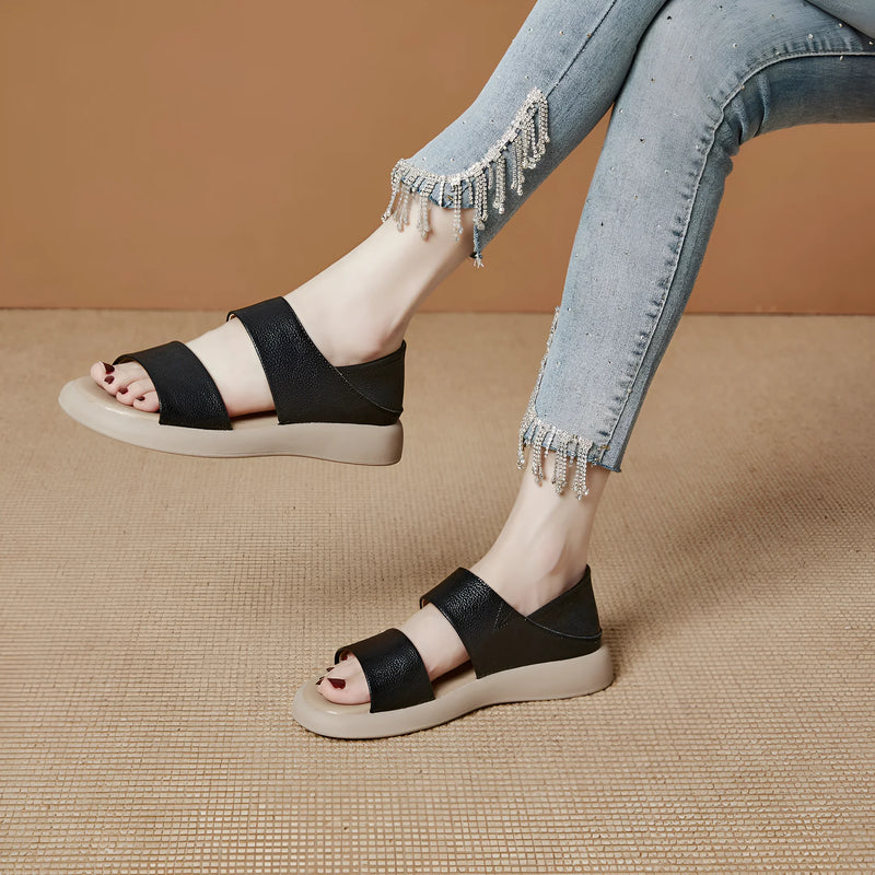 Bequeme weiche Sandalen für Damen