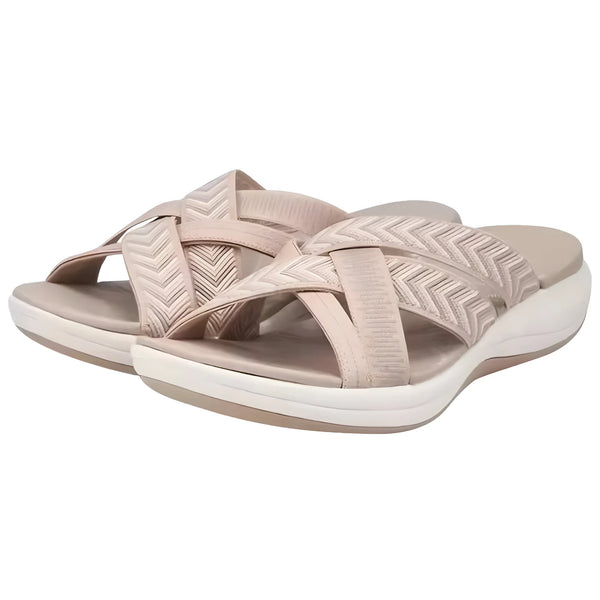 Verstellbare Fußgewölbeunterstützungs-Sandalen für Damen