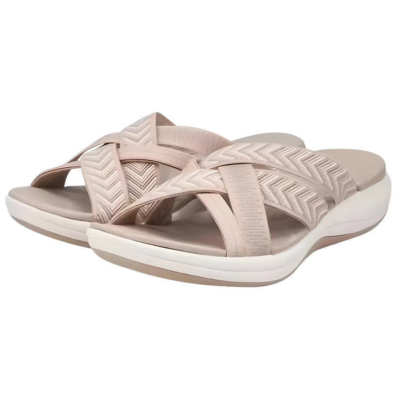 Verstellbare Fußgewölbeunterstützungs-Sandalen für Damen