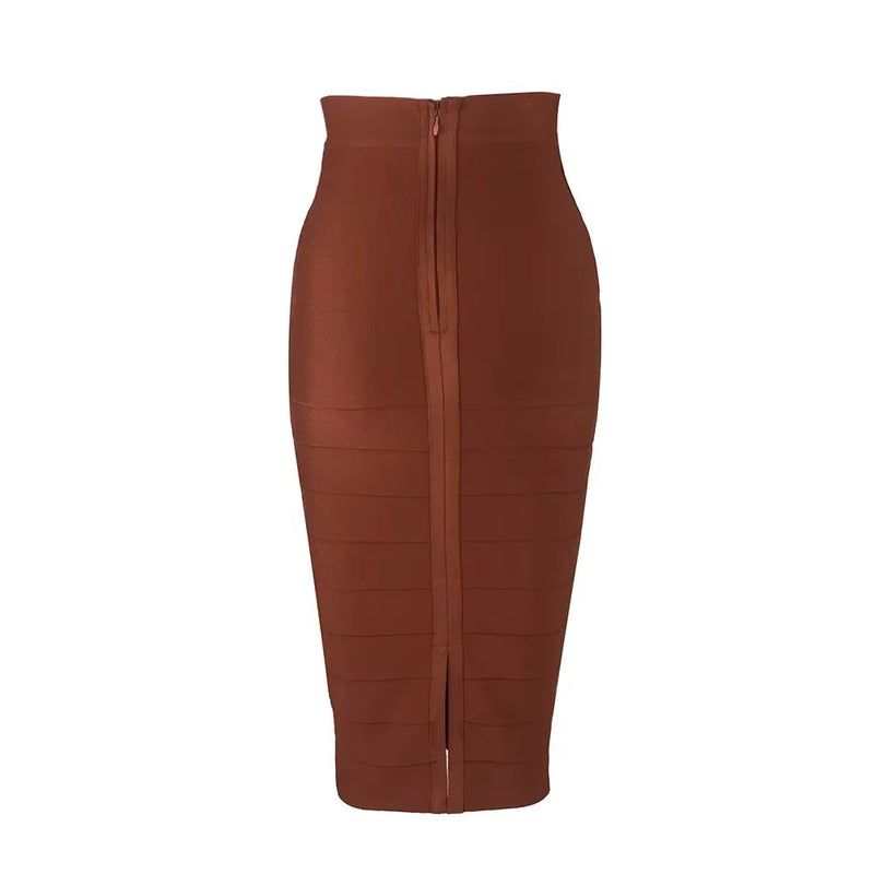 Damen Vintage Bandage Midirock