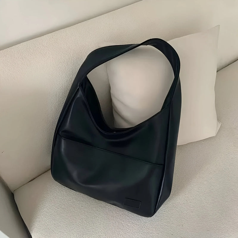 Damen Klassische Alltagsschultertasche aus Leder