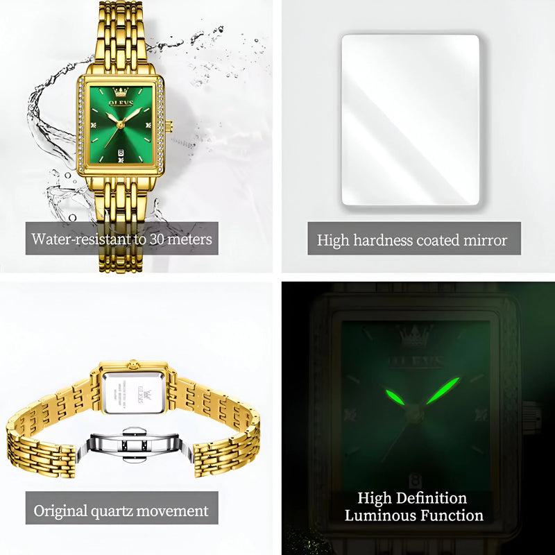 Klassische Quarz Damen Uhr