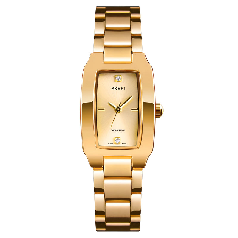 Damen Stylische Wasserdichte Quarz Uhr