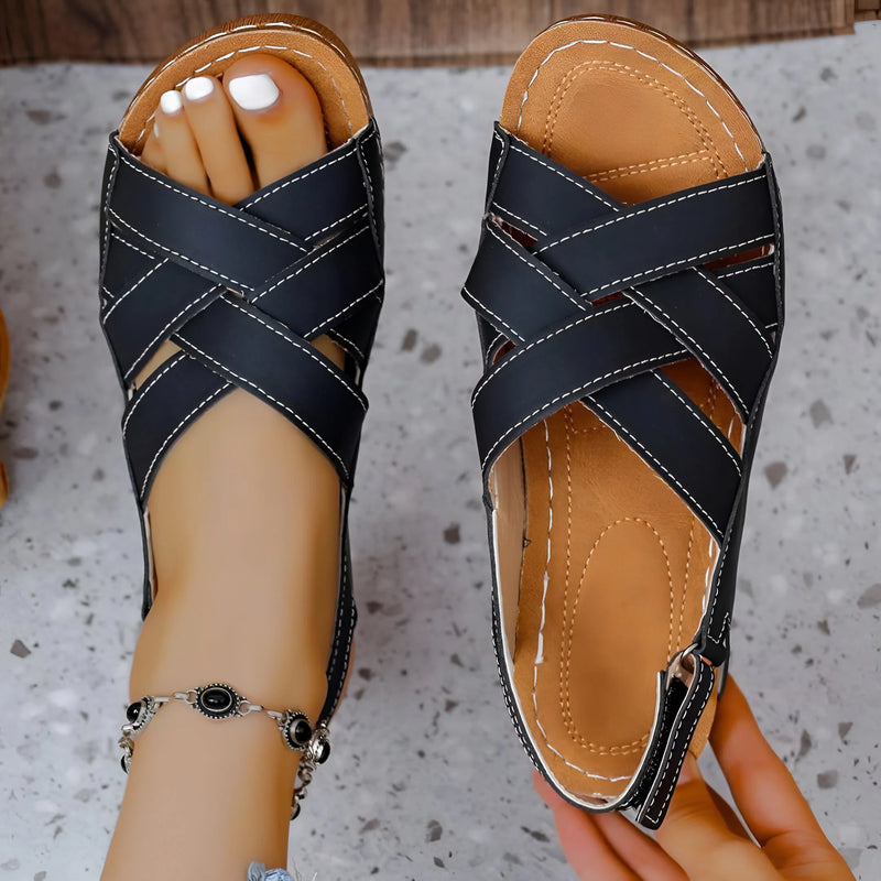 Verstellbare orthopädische Plateausandalen