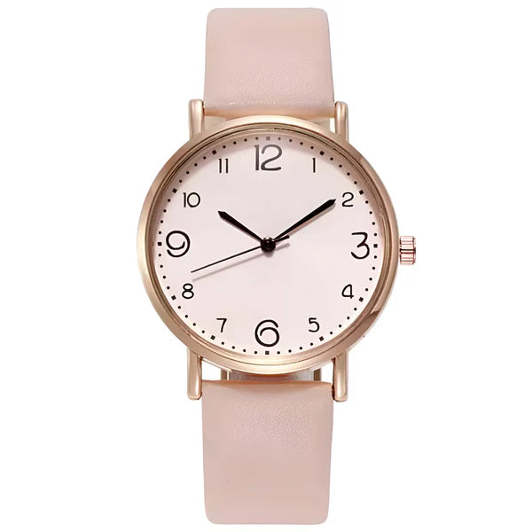 Quarz Rund Armbanduhr