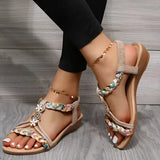 Geflochtene Sandalen mit verstellbarem Riemen