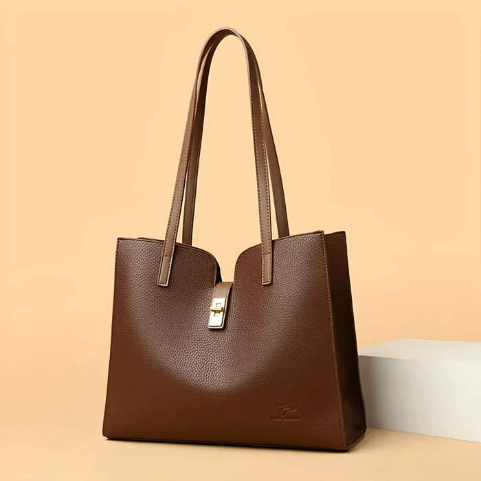 Großräumige Tote-Bag aus weichem Leder
