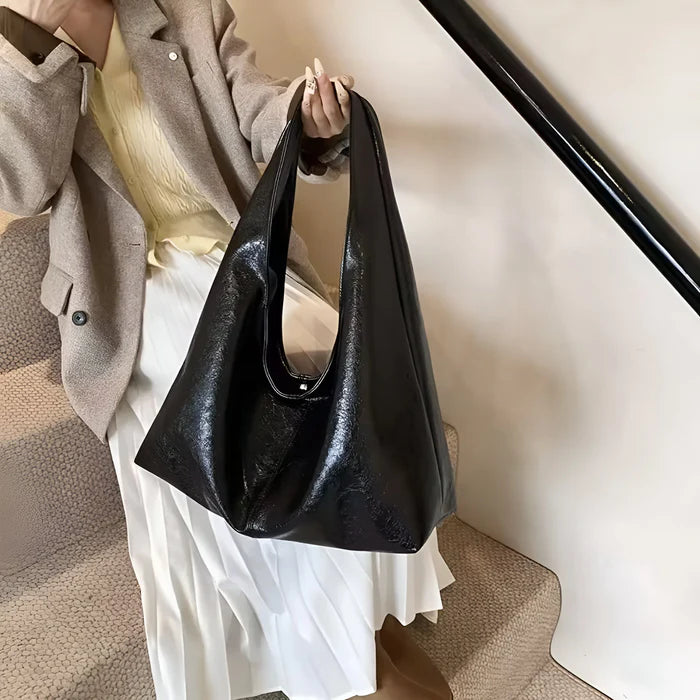 Schultertasche aus PU-Leder