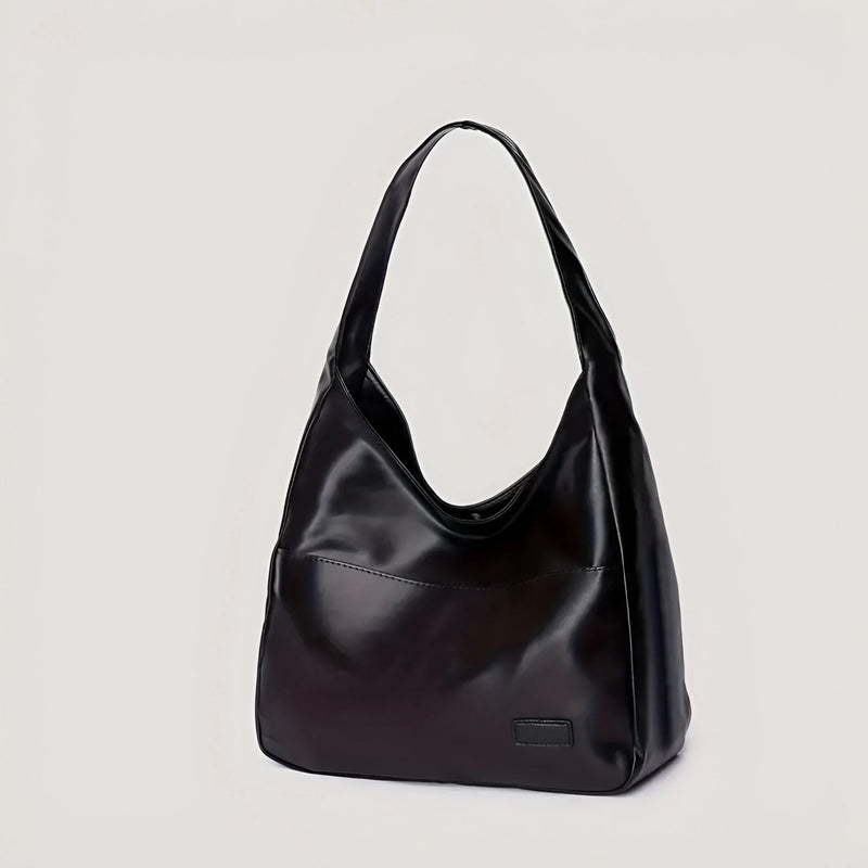 Damen Klassische Alltagsschultertasche aus Leder