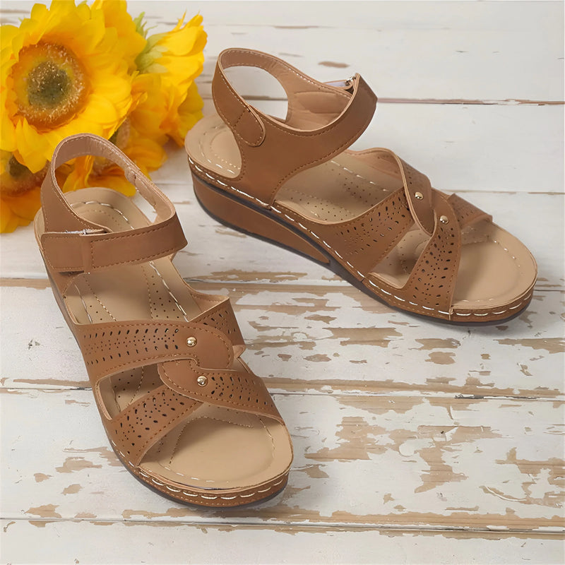 Damen Casual Keil-Plattform-Sandalen
