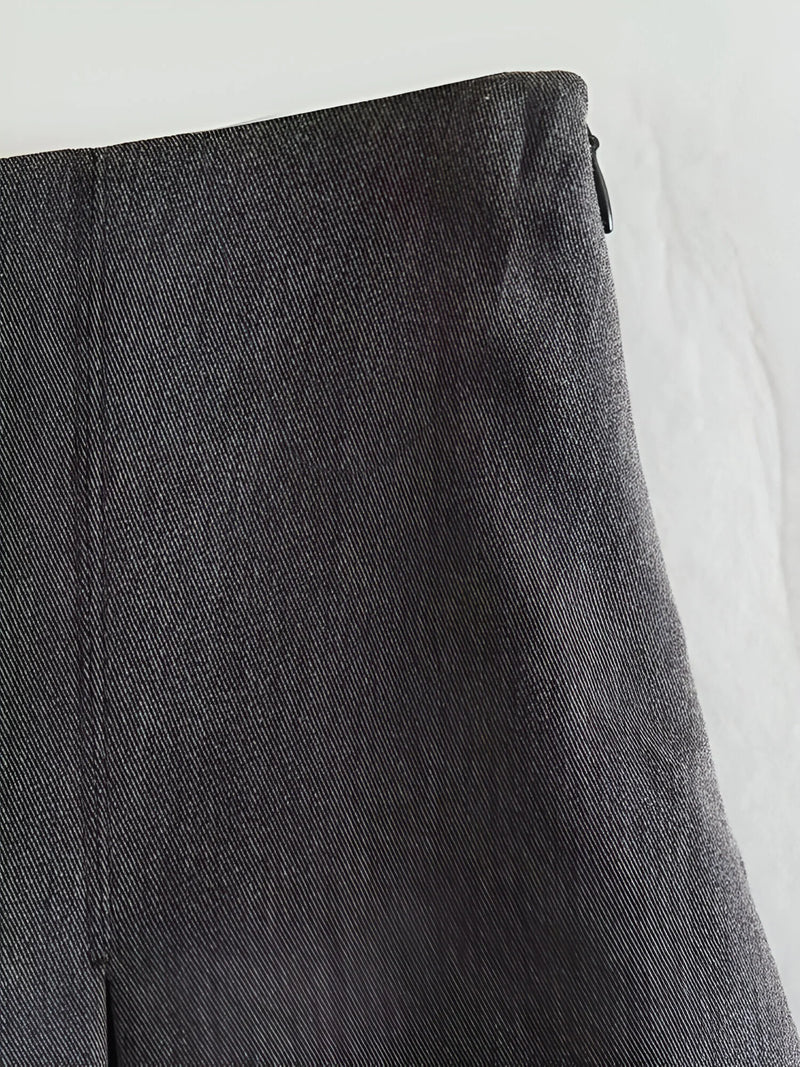 Vintage High-Waist Falten-Minirock