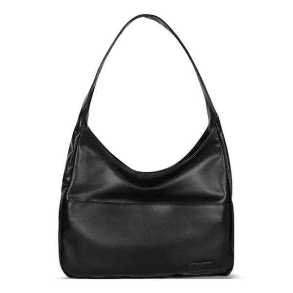 Stilvolle Schultertasche aus veganem Leder