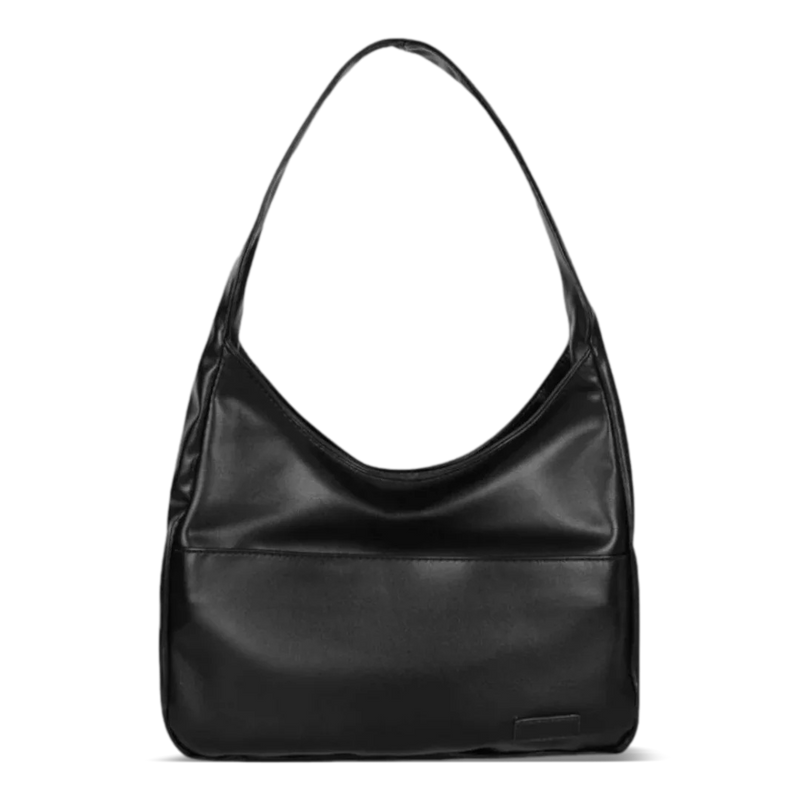 Stilvolle Schultertasche aus veganem Leder