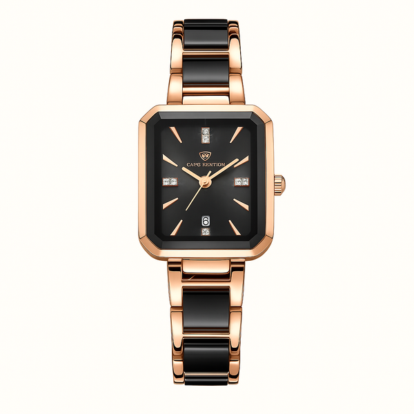 Damen Stylische Zeitlose Armbanduhr Quarz Uhr