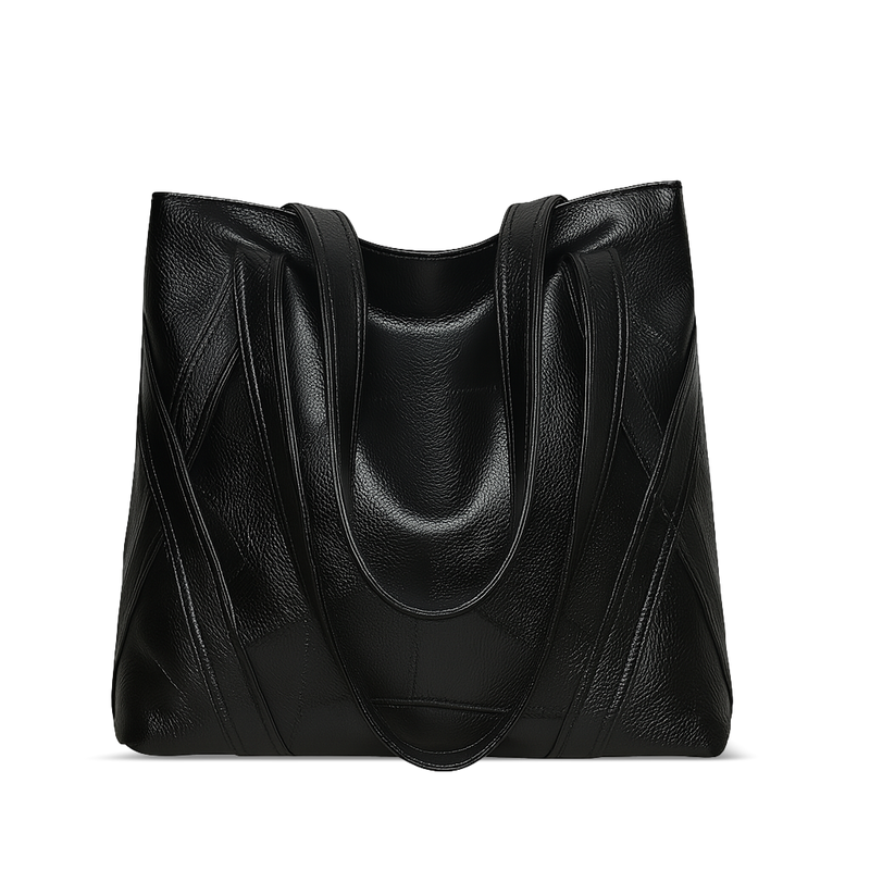 Damen Stilvolle Lederhandtasche mit großer Kapazität