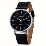 Minimalistische Quarz Uhr – Leder- & Edelstahl-Optionen