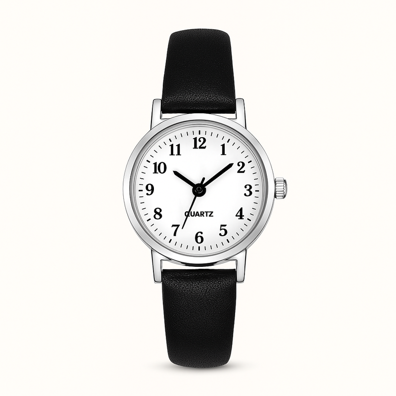 Lederarmband Minimalistische Quarz Uhr
