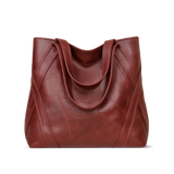 Damen Stilvolle Lederhandtasche mit großer Kapazität