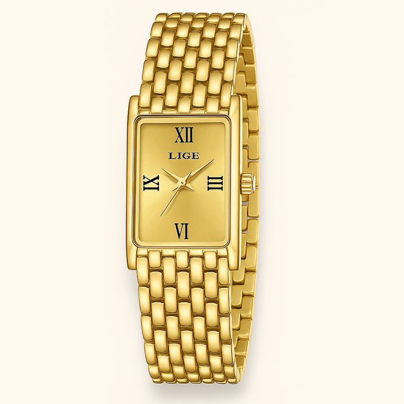 Damen Stylische Geflochtene Mesh-Armband Uhr