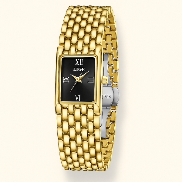 Damen Stylische Geflochtene Mesh-Armband Uhr