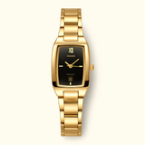 Damen Luxus Rechteckige Wasserdichte Armbanduhr
