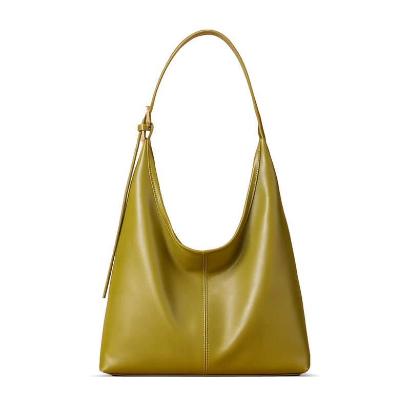 Vintage Schultertasche aus weichem Leder für Damen