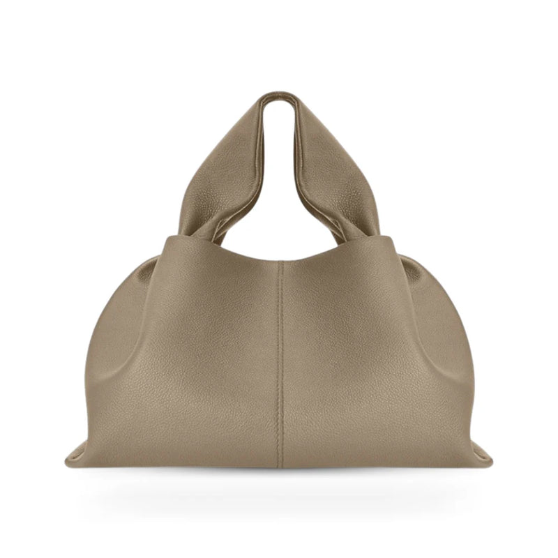 Weiche Cloud-Schultertasche aus Leder