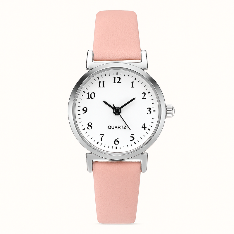 Lederarmband Minimalistische Quarz Uhr