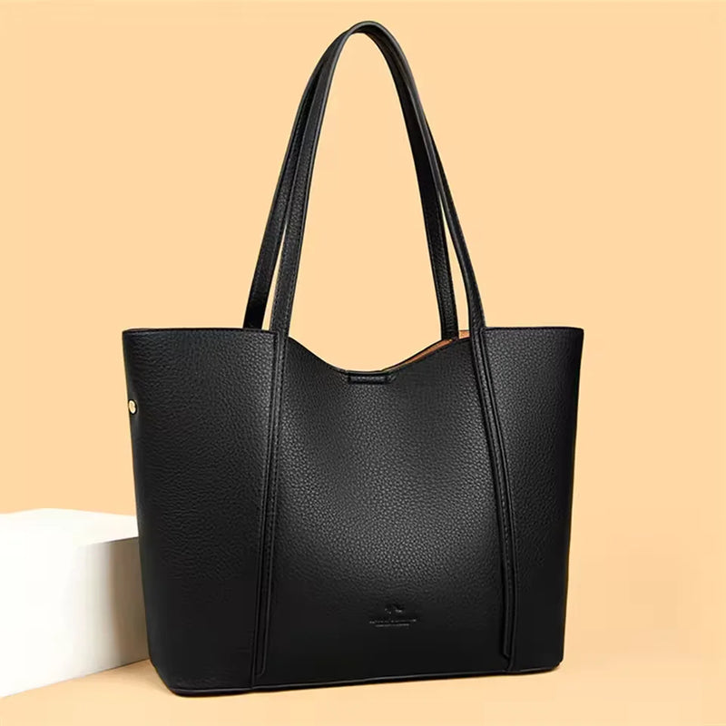 Premium Schultertasche aus Leder