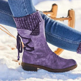 Premium Winterstiefel mit Reißverschluss – Wasserdicht und mittelhoch