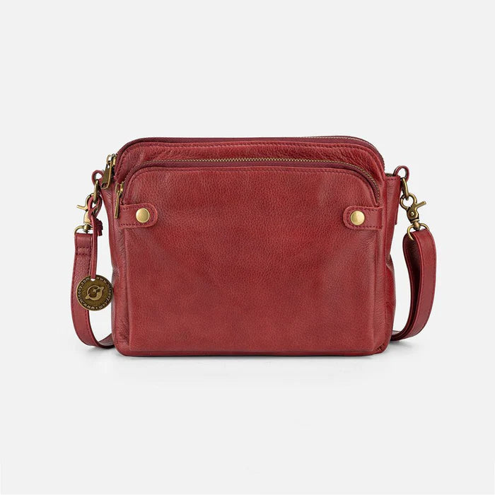 2025 Neuheit Crossbody Leder-Schultertasche & Clutch in einem
