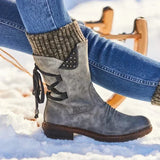 Premium Winterstiefel mit Reißverschluss – Wasserdicht und mittelhoch