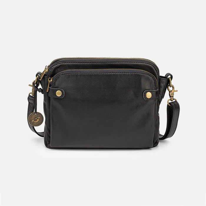 2025 Neuheit Crossbody Leder-Schultertasche & Clutch in einem