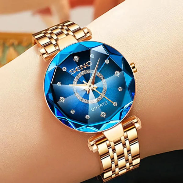 Starry Damenarmbanduhr aus Edelstahl