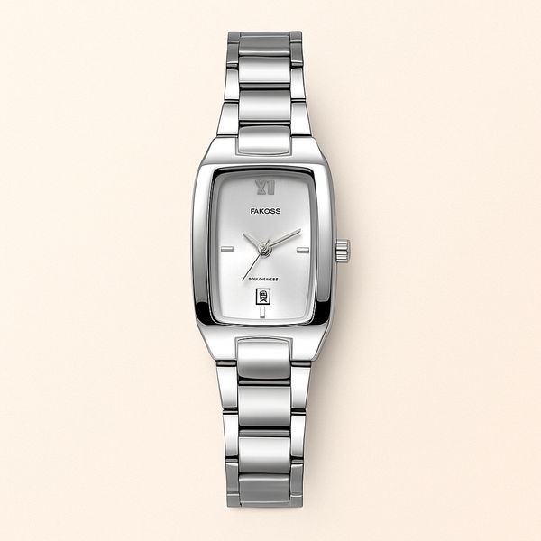 Damen Luxus Rechteckige Wasserdichte Armbanduhr